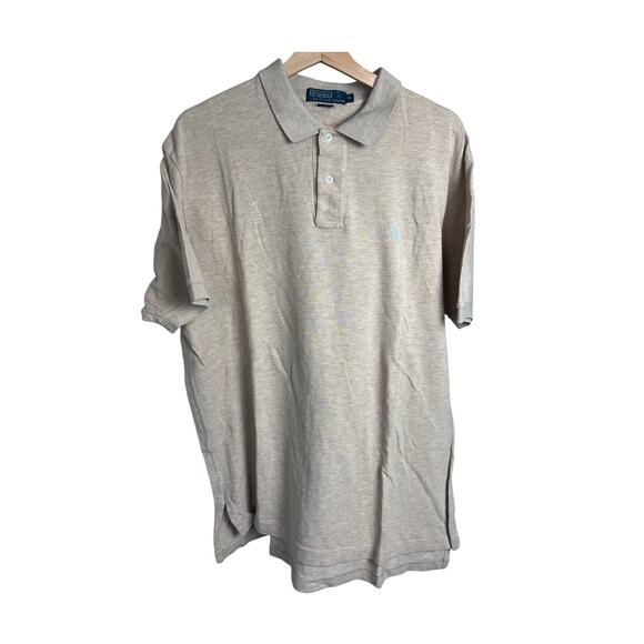 Polo Ralph Lauren XL 100% Cotton Short Sleeve Cream - Picture 1 of 5